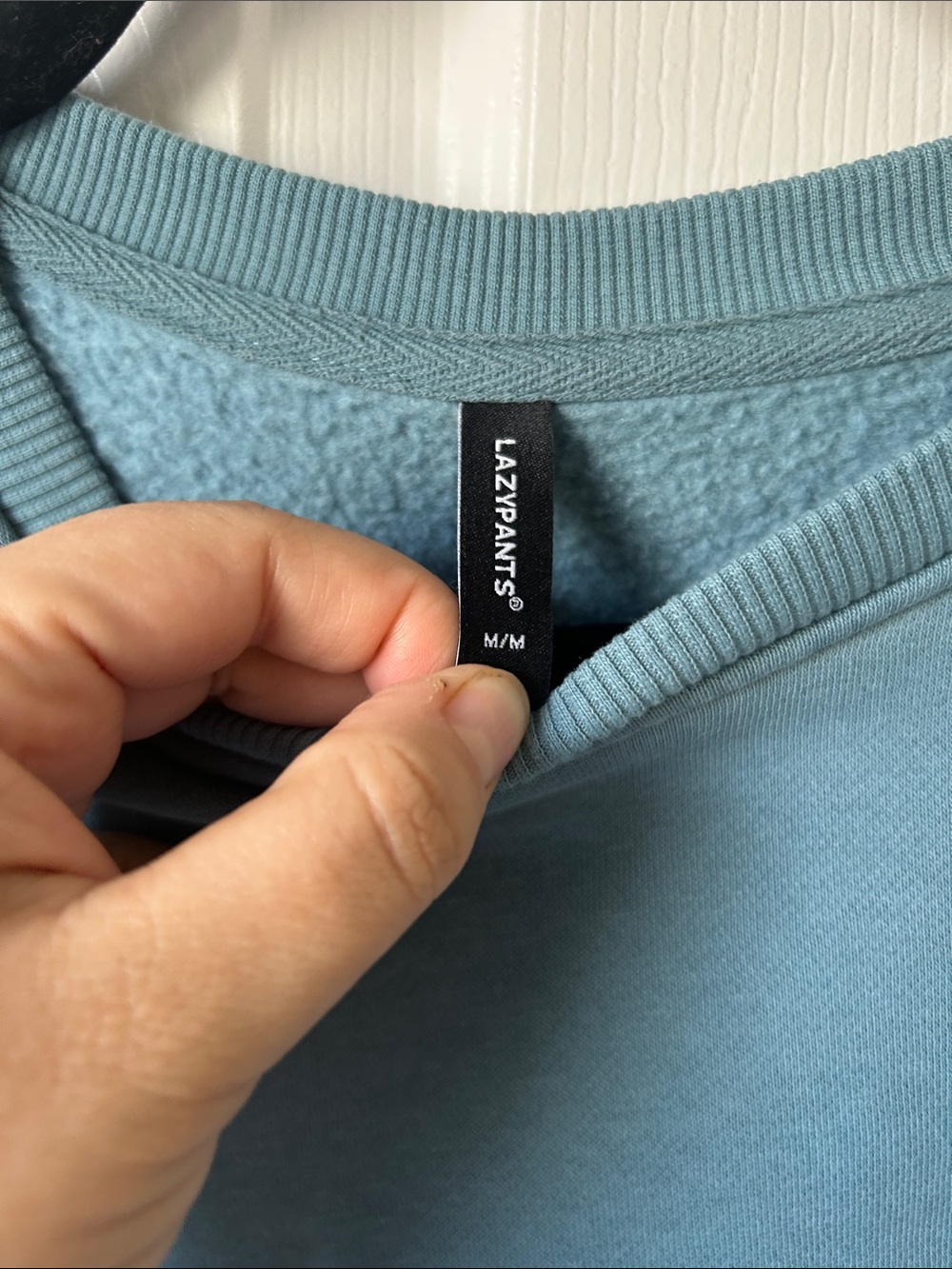 Everyday Crewneck Sweatshirt in Light Teal - Picture 2 of 6
